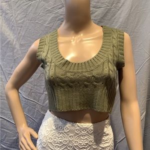 NWOT -Crop Top Sweater